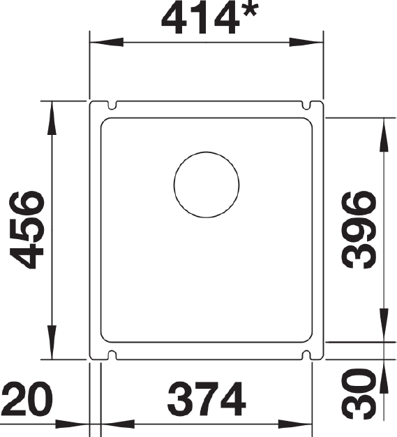 Blanco SUBLINE375UGBA