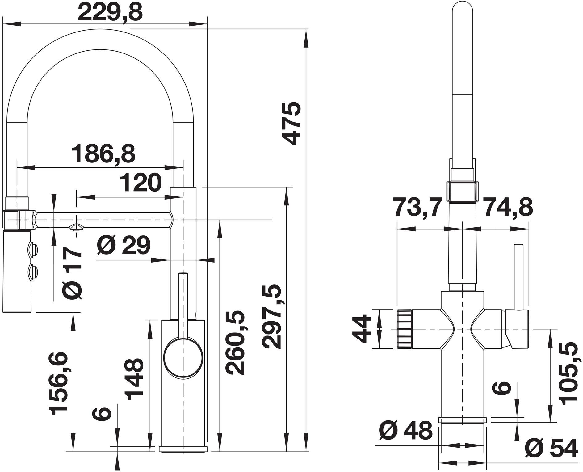 Blanco CATRISSFLEXFCH