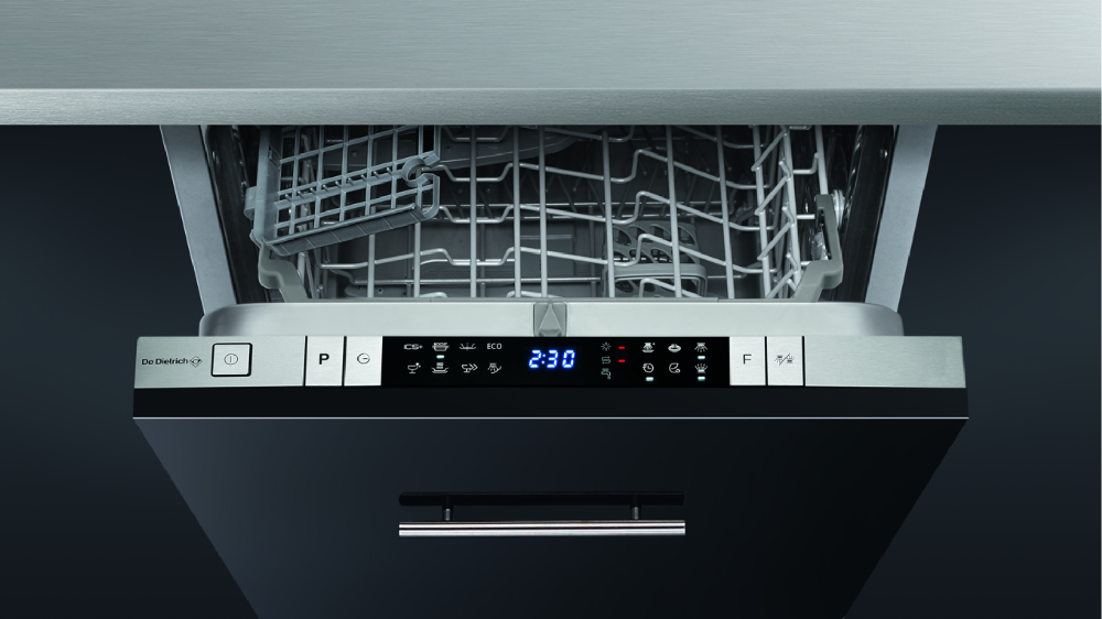 Vestavná myčky De Dietrich DV301044J s šířkou 45 cm