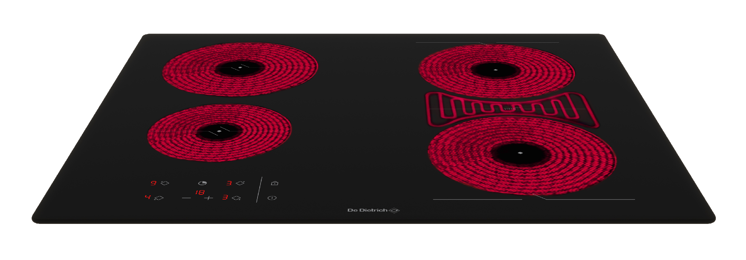 Sklokeramická varná deska De Dietrich DPV4605HB
